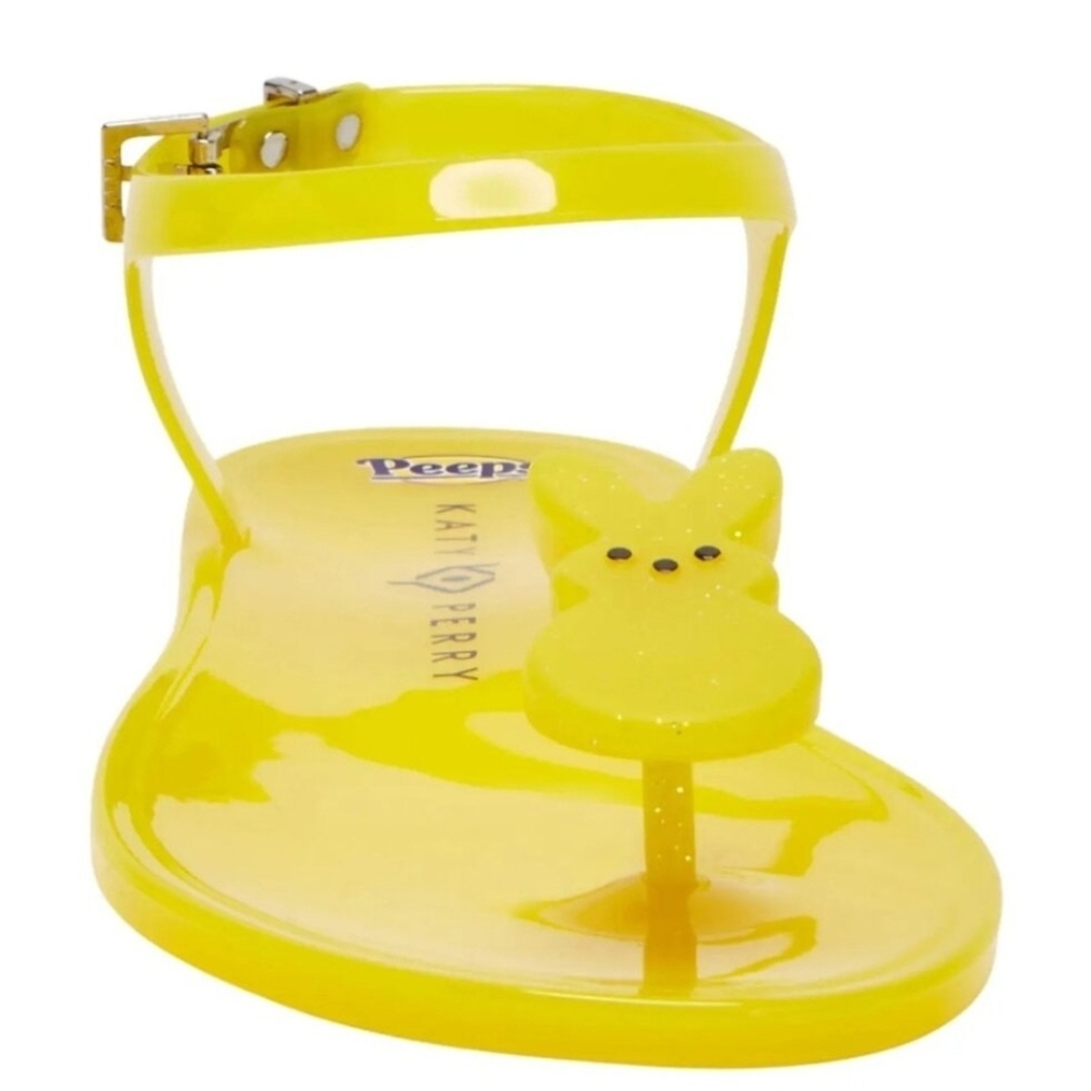 NEW Katy Perry The Peeps Bunny Geli Sandal in Peeps Yellow 5M/35